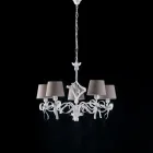 Bílé LED stropní svítidlo pro osvětlení moderních a uklizených prostor – Dalia Viadurini