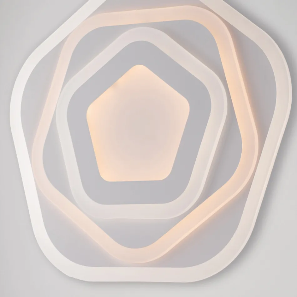 Bílé LED stropní svítidlo pro interiérové osvětlení - Vega Viadurini