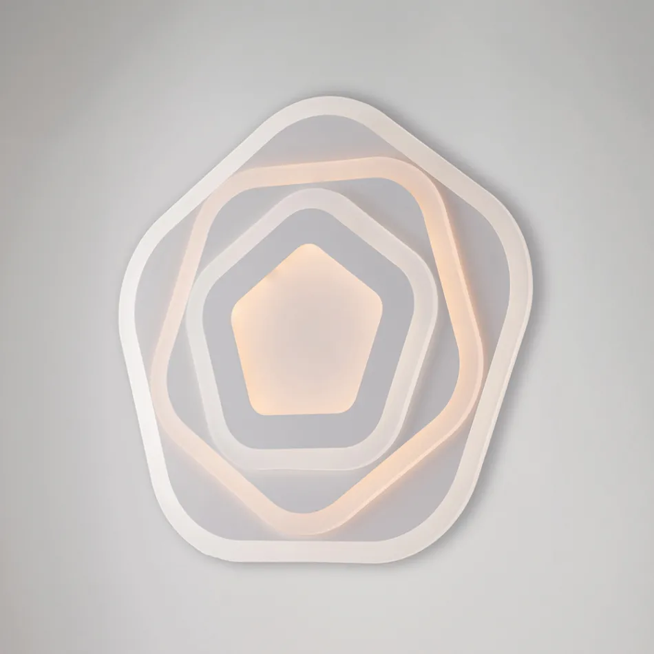 Bílé LED stropní svítidlo pro interiérové osvětlení - Vega Viadurini