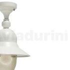 Hliníkové venkovní stropní svítidlo ve vintage stylu Made in Italy - Cassandra Viadurini