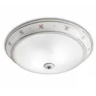 zaokrouhlená strop strop zdobí keramika Ferroluce Viadurini