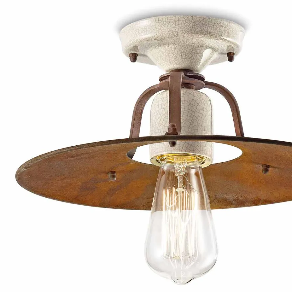 Strop strop vinobraní keramiky a metalo Elaine Ferroluce Viadurini