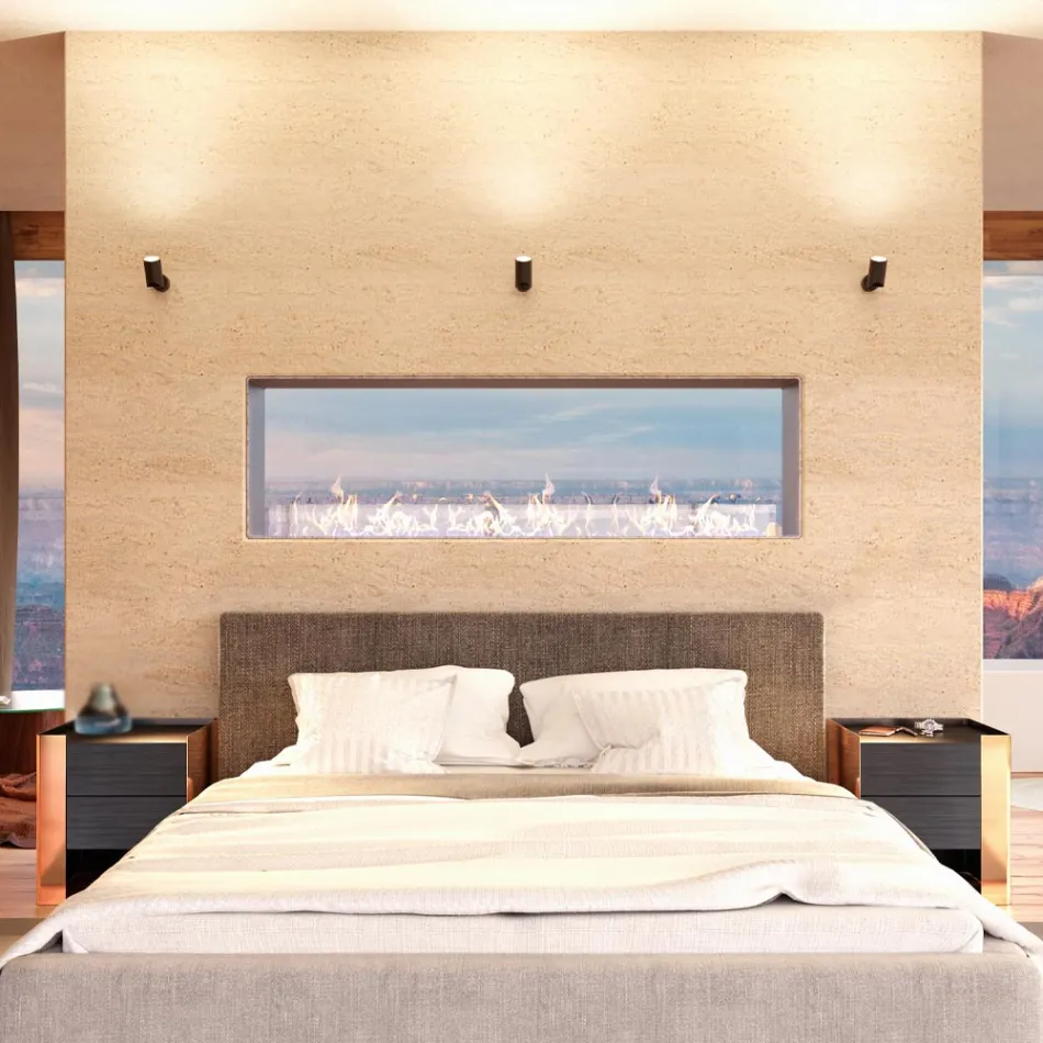 Nastavitelné stropní bodové svítidlo v bílém nebo černém hliníku 4 kusy - Lazzaro Viadurini