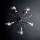 Železná stropní svítidla vyrobená v Itálii pro interiérové dekorace - Nizozemsko Viadurini