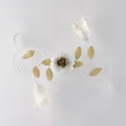 Stropní svítidlo z lakované železné slonoviny vyrobené v Itálii pro interiérové dekorace - Marrákeš Viadurini