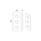 Stropní lampa v toskánské majolice Ručně vyrobená v Itálii - Toscot Vivaldi Viadurini
