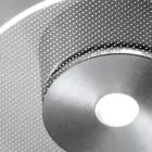 Kovové stropní svítidlo s difuzorem z plexiskla s mikrotečkami - Nora Viadurini