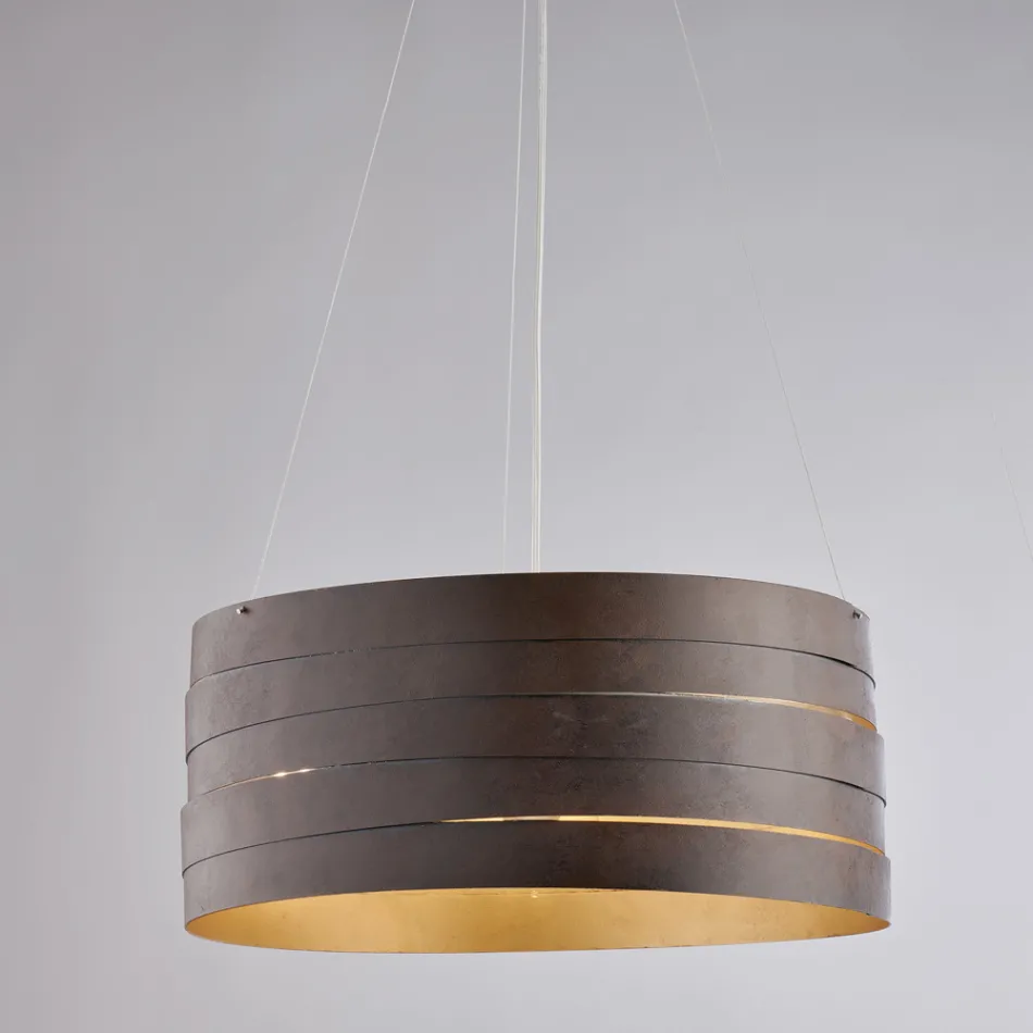 Stropní svítidlo z kovu a skla pro rozptýlené, harmonické světlo – Melograno Viadurini