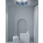 Moderní stropní lampa z benátského skla vyrobená ručně v Itálii - Minos Viadurini