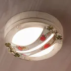 Stropní nebo nástěnné svítidlo pro venkovní použití z ručně malovaného hliníku - Brindisi Viadurini