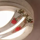 Stropní nebo nástěnné svítidlo pro venkovní použití z ručně malovaného hliníku - Brindisi Viadurini