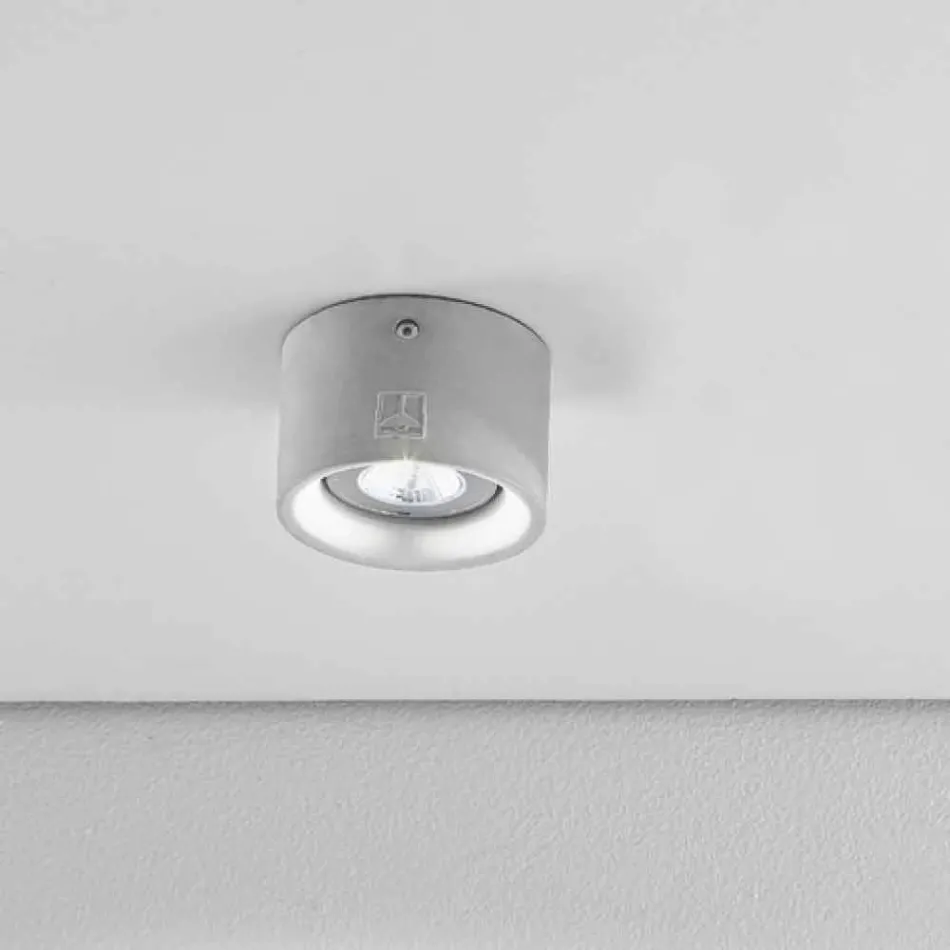 Kulaté stropní svítidlo Led v cementu nebo sádry Nadir 8 Aldo Bernardi Viadurini