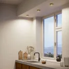 Vyčnívající mosazné stropní svítidlo Made in Italy – malé Viadurini