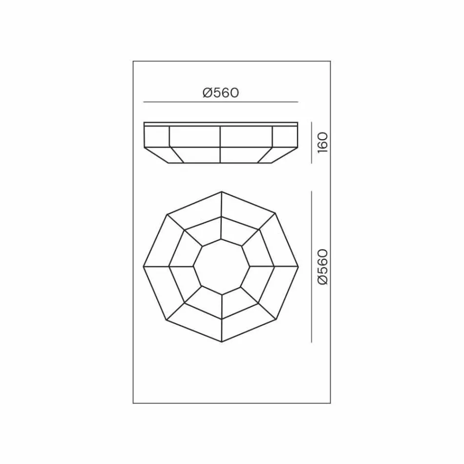 Vintage stropní lampa v leštěné mosazi a skle 2 velikosti - vázaná Il Fanale Viadurini