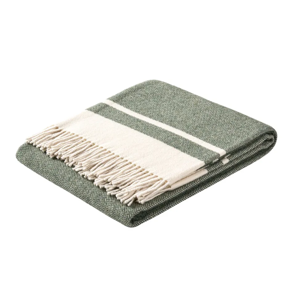 Ultra měkký a nadýchaný pléd ze směsi vlny Made in Italy - Caldoso Viadurini