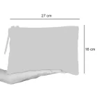 Umělecká ručně tištěná spojková taška, jedinečný kus z bavlny, 2 kusy - Viadurini od Marchi Viadurini