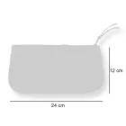 Umělecká ručně tištěná spojková taška, jedinečný kus z bavlny, 2 kusy – Viadurini od Marchi Viadurini