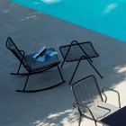 Zahradní podnožka s galvanizovanou ocelovou konstrukcí Made in Italy - Elvia Viadurini