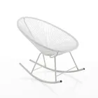 Vnitřní a venkovní houpací křeslo z kovu - Elio Viadurini