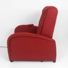 2 motorové zvedací křeslo s masáží shiatsu vyrobené v Itálii Bria Viadurini