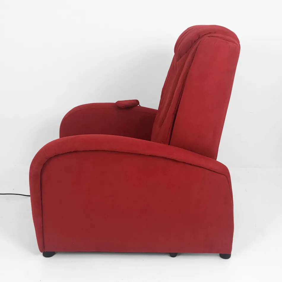 2 motorové zvedací křeslo s masáží shiatsu vyrobené v Itálii Bria Viadurini