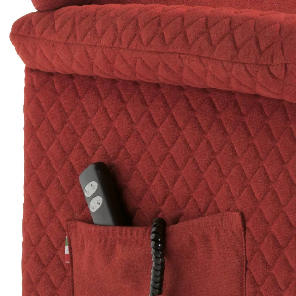 Zvedací křeslo se 2 motory a funkcemi zvedání/relaxace/postele Made in Italy – Giorgia Viadurini