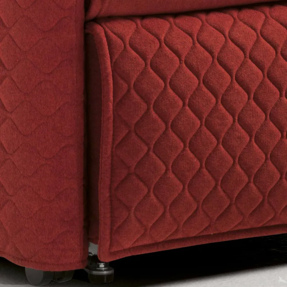 Zvedací křeslo se 2 motory a funkcemi zvedání/relaxace/postele Made in Italy – Giorgia Viadurini