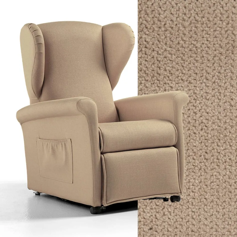 Zvedací křeslo s funkcemi zdvihu, relaxace a postele Made in Italy - Talita Viadurini