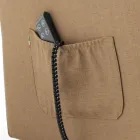 Zvedací křeslo s extra velkým sedákem z látky Made in Italy - Margaret Viadurini