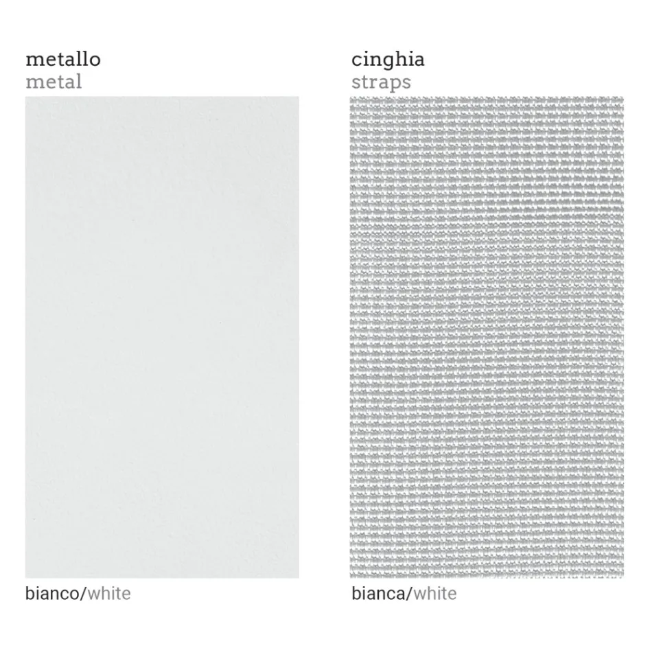 Levé rohové venkovní křeslo z hliníku a popruhů Made in Italy - Juliediv Viadurini