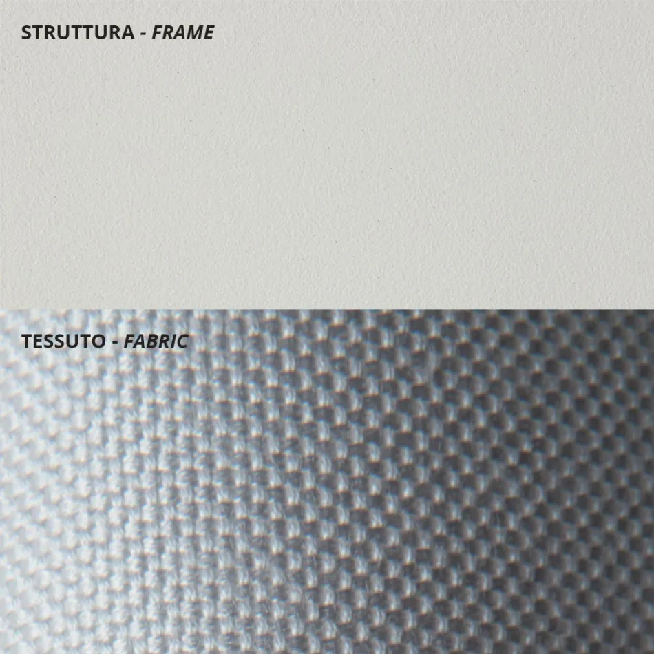 Nízké zahradní křeslo z pozinkované oceli s područkami Made in Italy - Selvaggia Viadurini