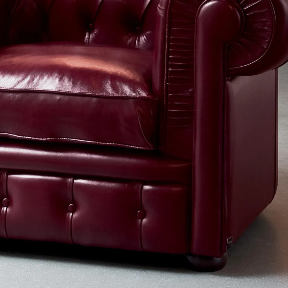 Klasické křeslo s nohami ve tvaru cibule z bukového dřeva Made in Italy - Spassoso Viadurini