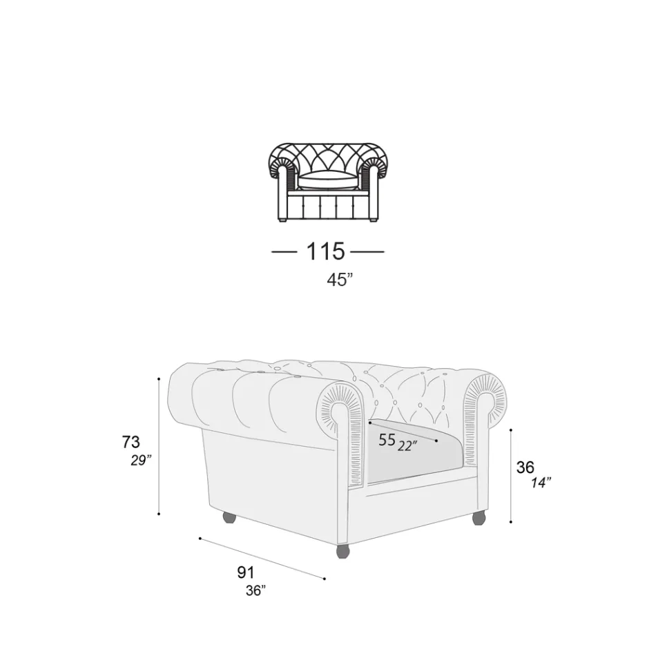 Klasické křeslo s nohami ve tvaru cibule z bukového dřeva Made in Italy - Spassoso Viadurini