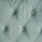 Klasické křeslo z čalouněného dřeva se sametovým efektem Homemotion - Nichy Viadurini