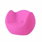 Houpací křeslo Kulaté světlé Slide Blos vyrobené v Itálii Viadurini