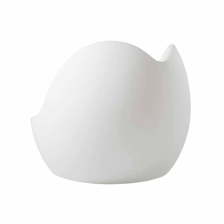 Houpací křeslo Kulaté světlé Slide Blos vyrobené v Itálii Viadurini