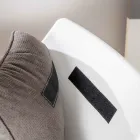 Křeslo s kovovou základnou, polypropylenovou strukturou a látkovými polštáři - tablet Viadurini