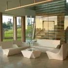 Křeslo s područkami Slide Kami Moderní design vyrobený v Itálii Viadurini