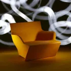 Křeslo s područkami Slide Kami Moderní design vyrobený v Itálii Viadurini