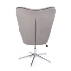 Křeslo s nastavitelnou konstrukcí z chromované oceli a sametu - Giulia Viadurini