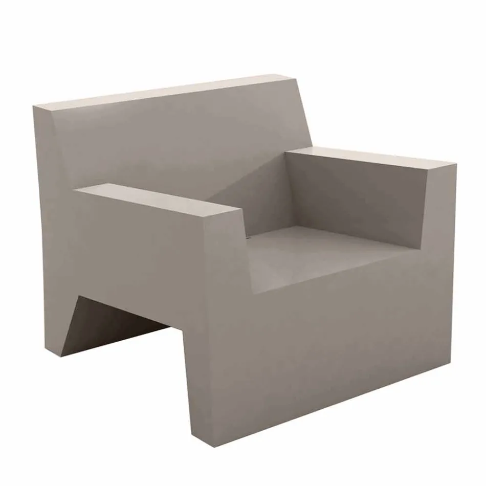 Jut by Vondom navrhl venkovní křeslo z polyethylenové pryskyřice Viadurini