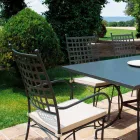 Venkovní stohovatelné kovové křeslo vyrobené v Itálii, 4 kusy - Pira Viadurini