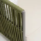 Venkovní křeslo z hliníku a tkané látky - Eugene Viadurini