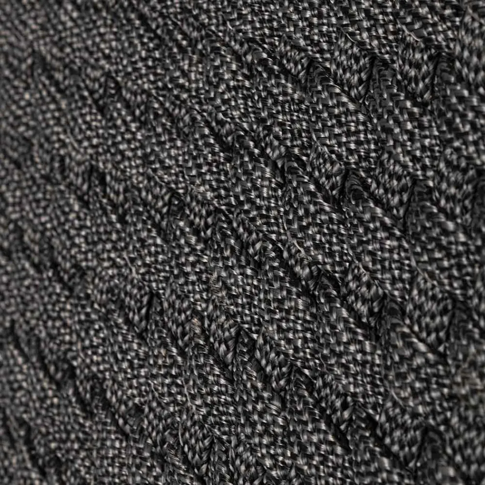 Venkovní křeslo ze dřeva a lana s polštářem, Homemotion, 2 kusy - Oskana Viadurini