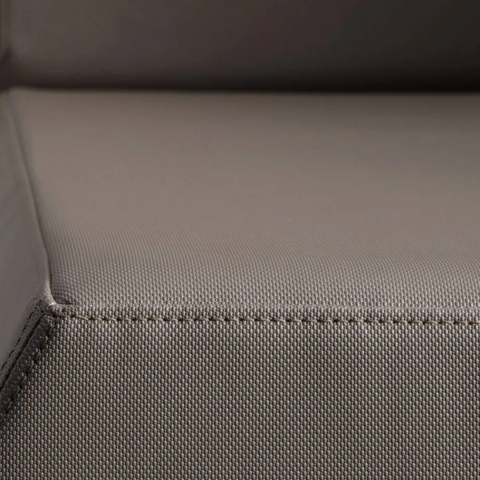 Venkovní křeslo z polyetylenu s polštářem Made in Italy - Chiabotto Viadurini