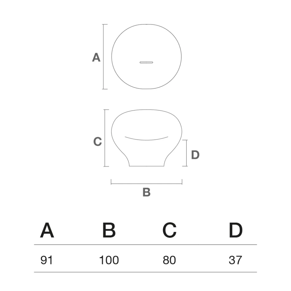Venkovní polyetylénové křeslo dostupné v různých barvách - Ručník Viadurini