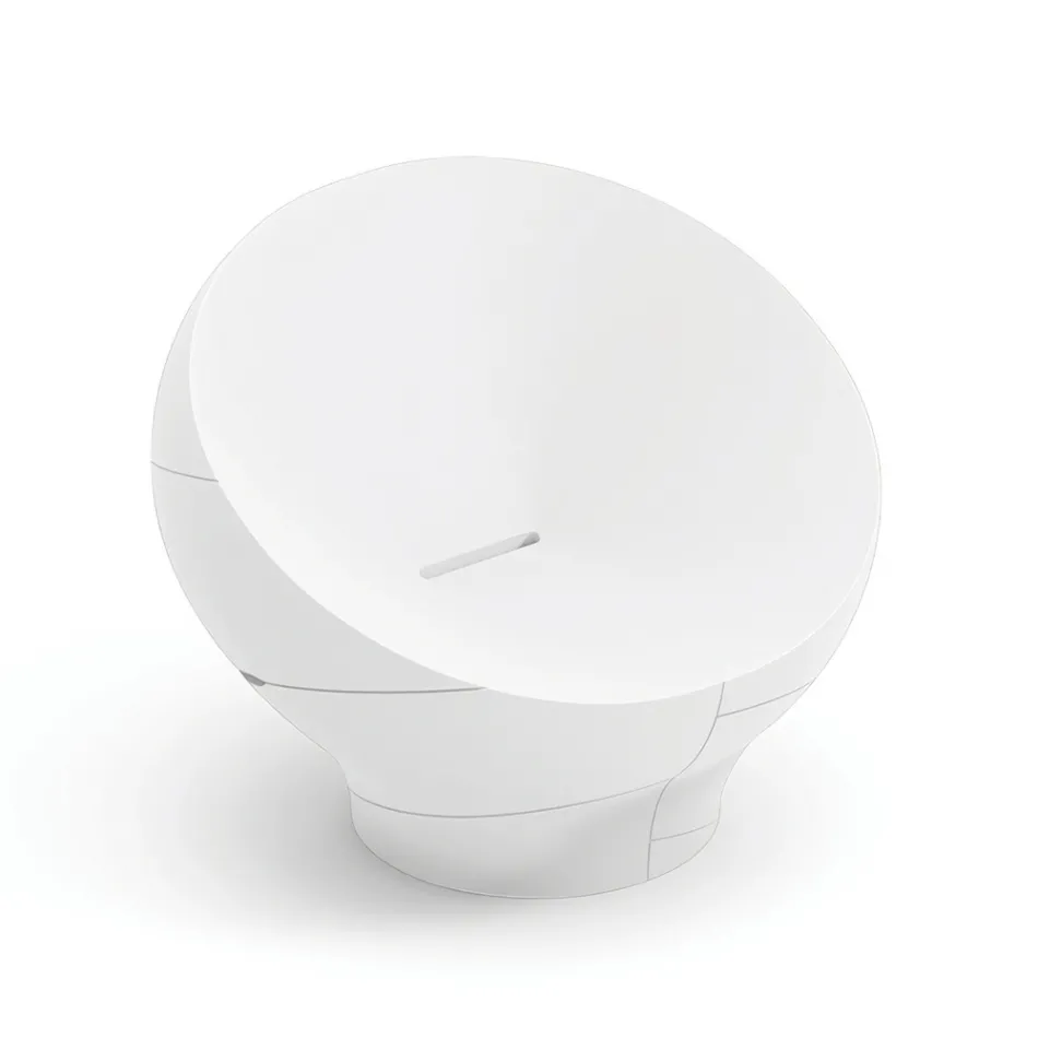 Venkovní polyetylénové křeslo dostupné v různých barvách - Ručník Viadurini