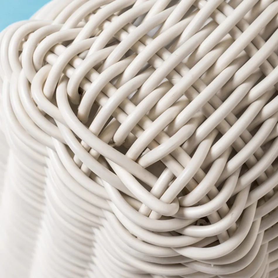 Venkovní křeslo z tkaného polyratanu - Charlie Viadurini