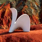 Designové venkovní nebo vnitřní křeslo z barevného plastu - Lily od Myyour Viadurini