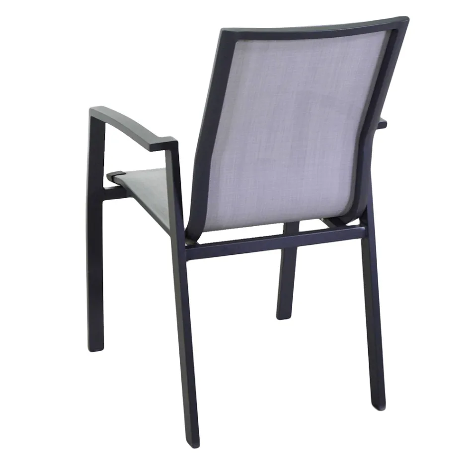 Venkovní křeslo z hliníku a textilenu - mapa Viadurini